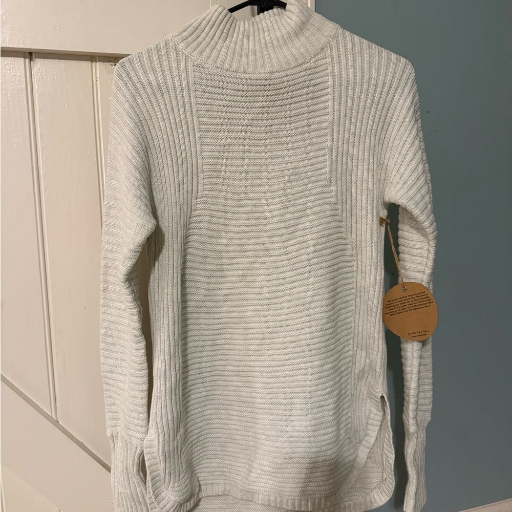 Elegant Cream Turtleneck Sweater